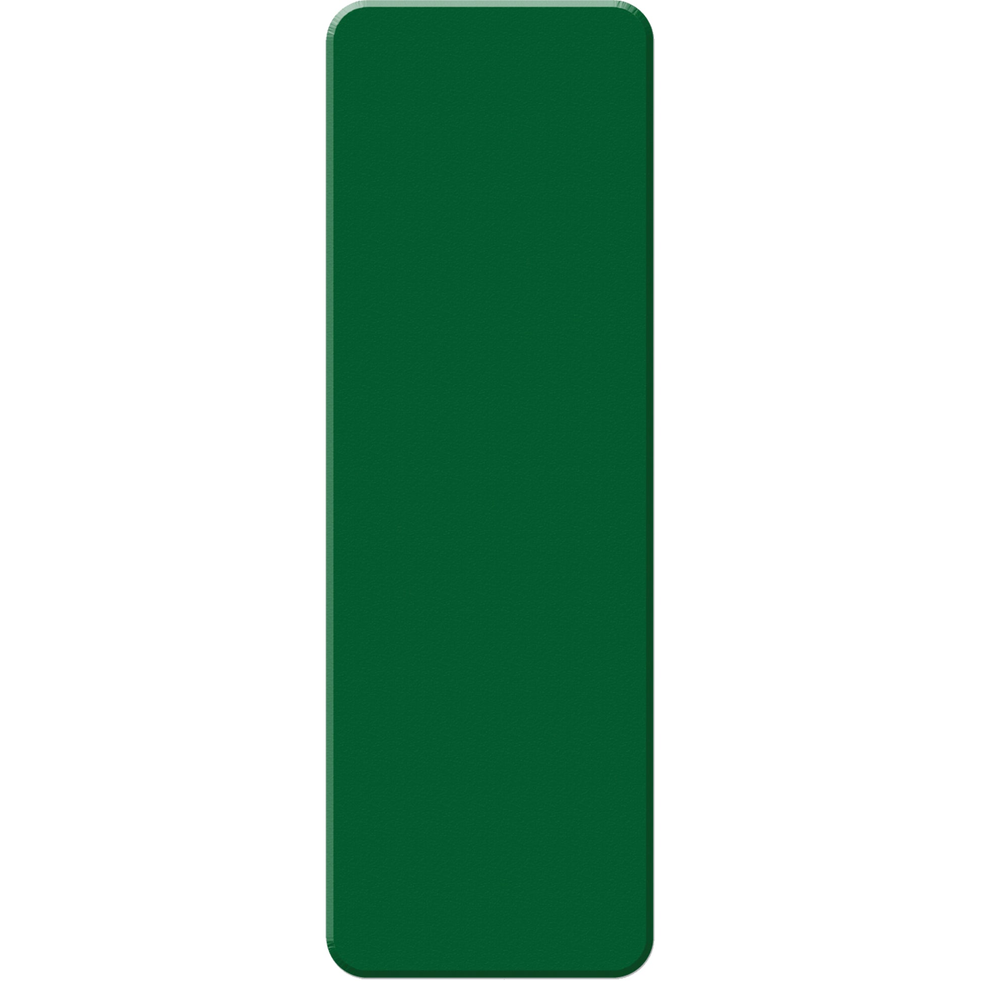 Incom Top Tape & Label Armor Stripe Lean/5S Markers, Rectangle, 6" L x 2" W, Green, Plastic