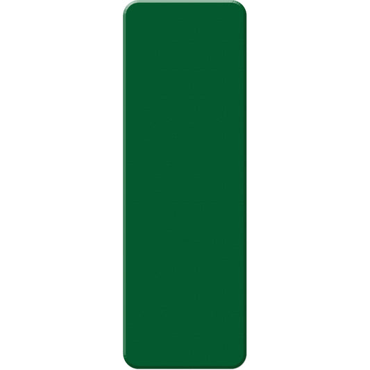 Incom Top Tape & Label Armor Stripe Lean/5S Markers, Rectangle, 6" L x 2" W, Green, Plastic