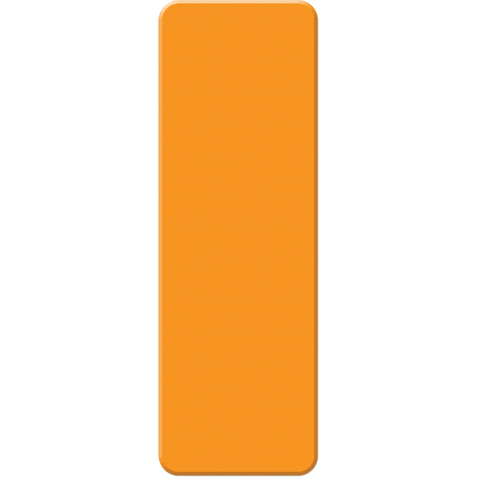 Incom Top Tape & Label Armor Stripe Lean/5S Markers, Rectangle, 6" L x 2" W, Orange, Plastic