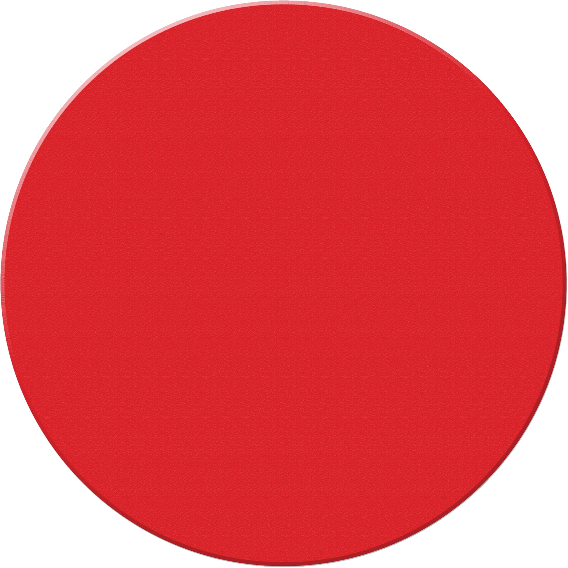 Incom Top Tape & Label Armor Stripe Lean/5S Markers, Circle, 6" L x 6" W, Red, Plastic