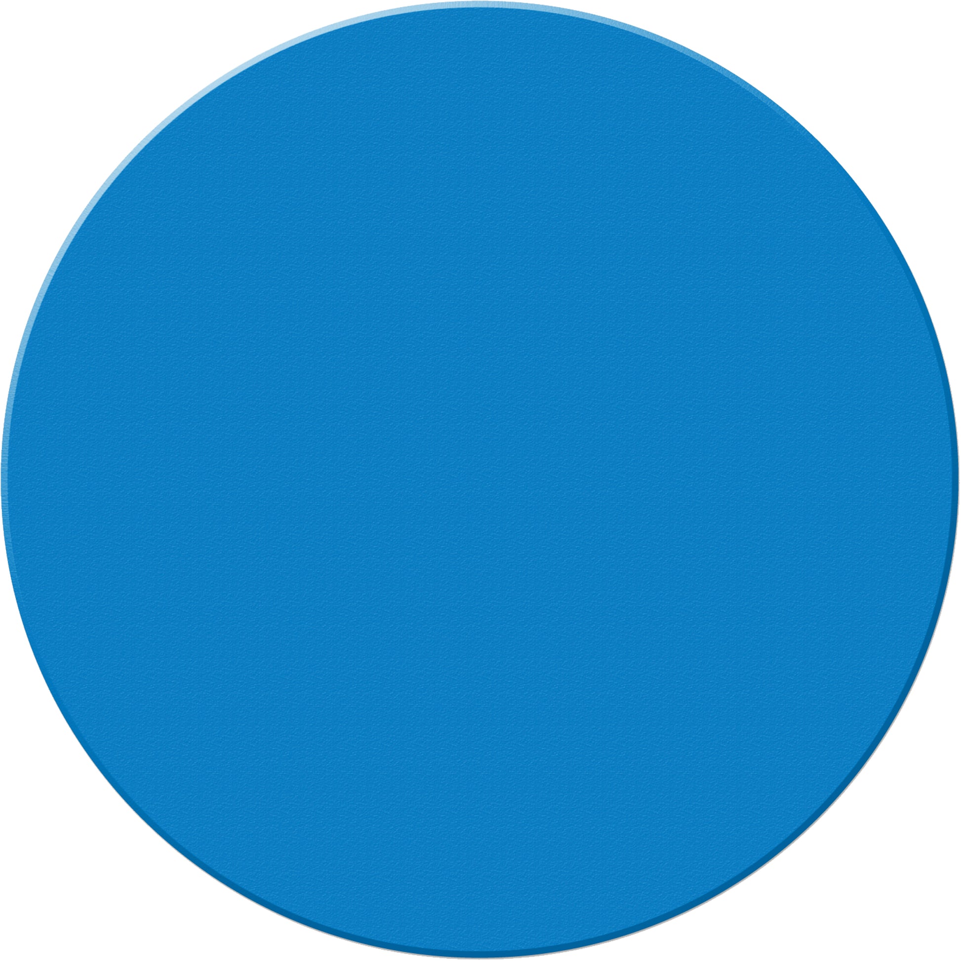 Incom Top Tape & Label Armor Stripe Lean/5S Markers, Circle, 6" L x 6" W, Blue, Plastic