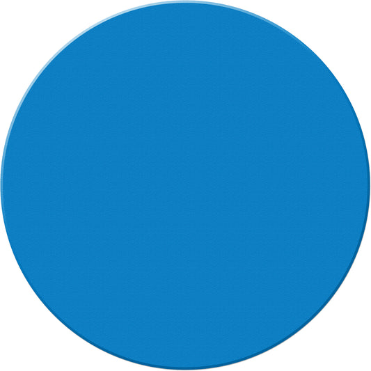 Incom Top Tape & Label Armor Stripe Lean/5S Markers, Circle, 6" L x 6" W, Blue, Plastic