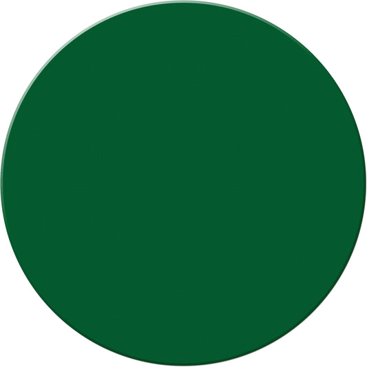 Incom Top Tape & Label Armor Stripe Lean/5S Markers, Circle, 6" L x 6" W, Green, Plastic