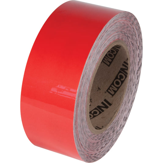 Incom Top Tape & Label Tuff Mark® Floor Marking Tape, 4" x 100', Polyester, Red