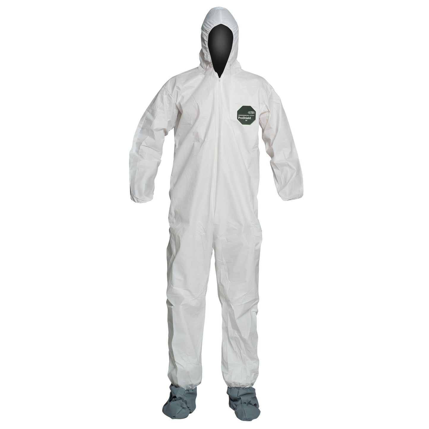 Dupont Personal Protection ProShield® 50 Coveralls, Large, White, Microporous