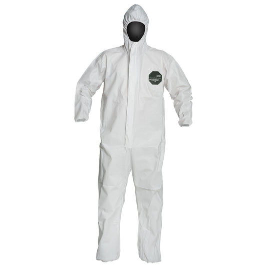 Dupont Personal Protection ProShield® 50 Coveralls, Medium, White, Microporous
