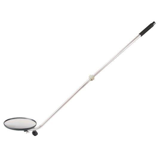 Zenith Safety Products Inspection Mirror, 8.5" dia., Round, 47" Handle