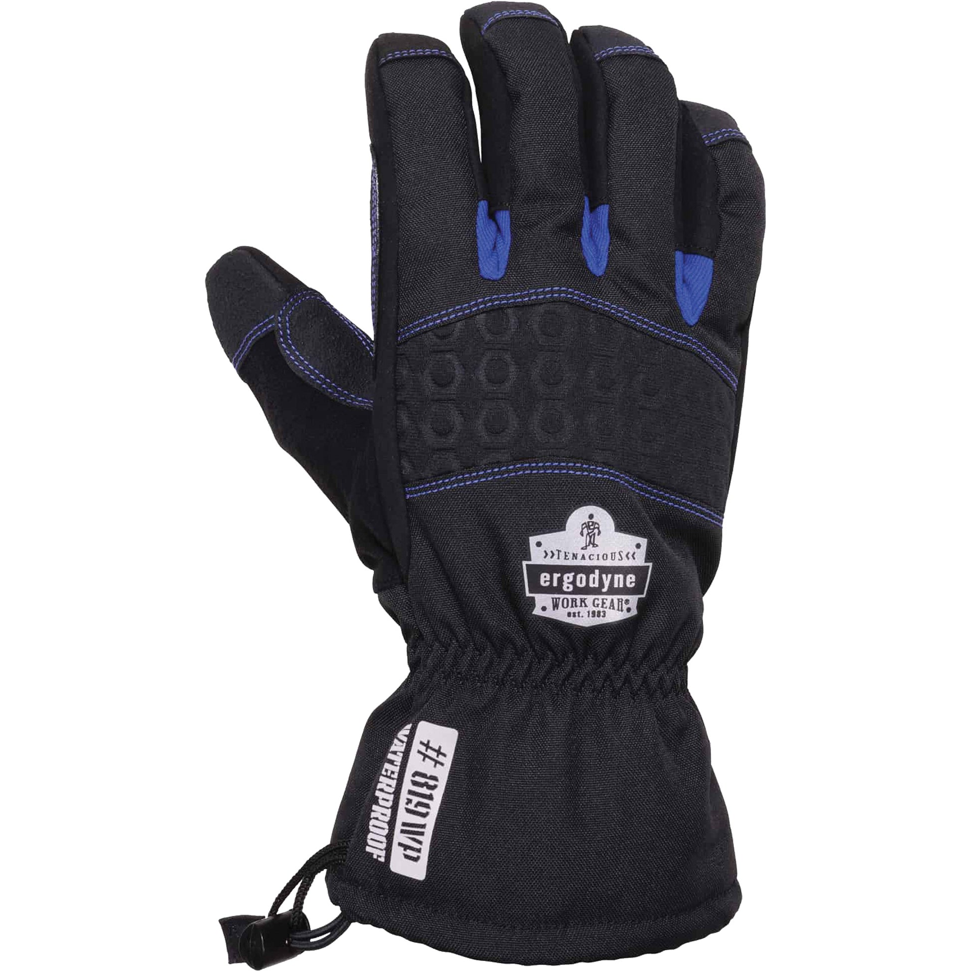 Ergodyne ProFlex® 819WP Extreme Thermal Waterproof Gloves, Suede Palm, Size X-Large
