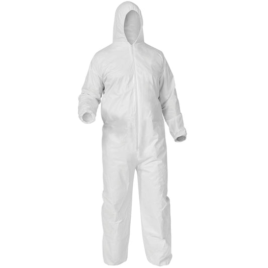 Ansell Kleenguard™ A35 Coveralls, Medium, White, Microporous