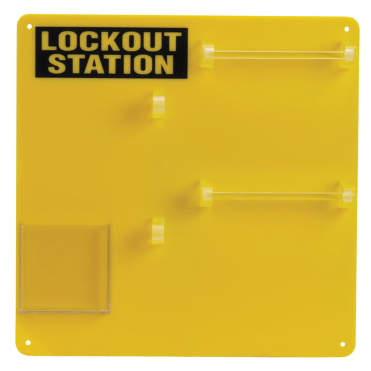 Brady Lockout Board, 12 Padlock Capacity, Padlocks Not Included