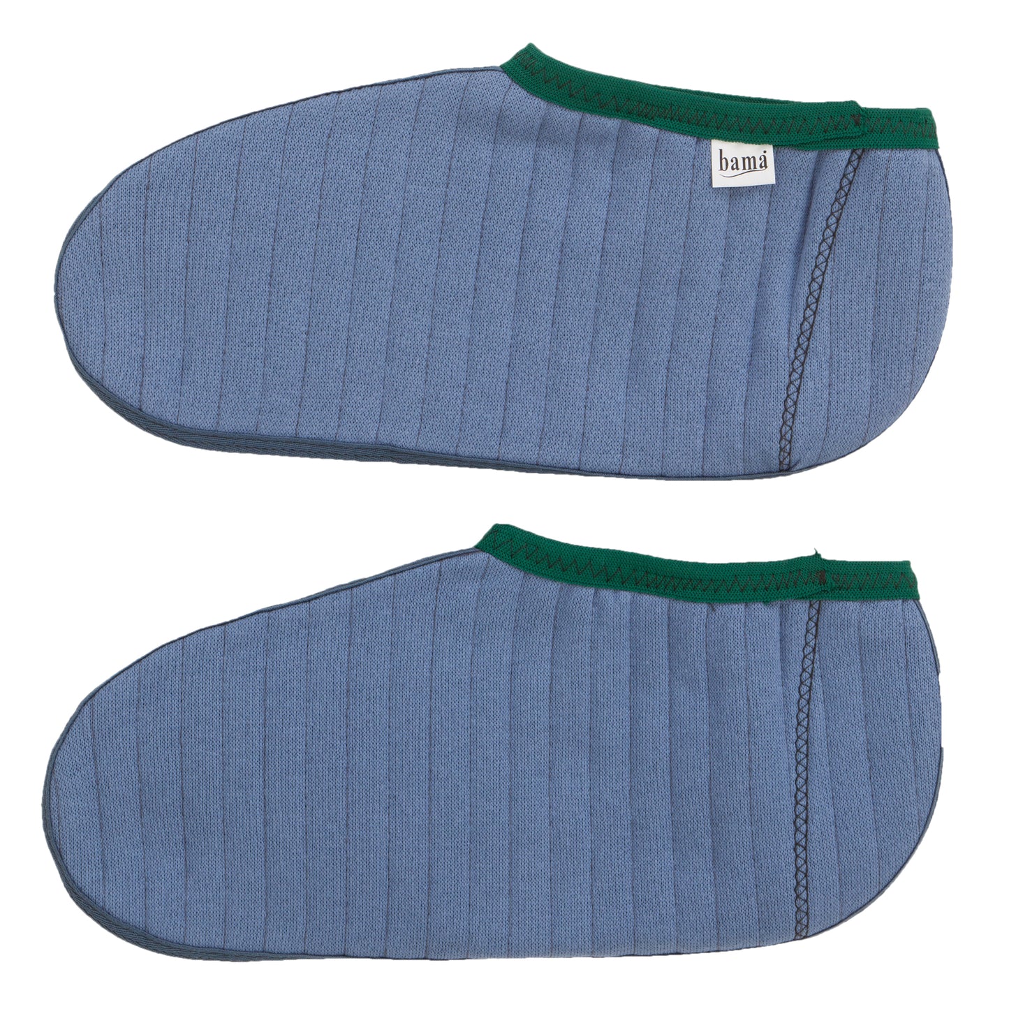 Bama Rubber Boot Socks, Men's, Medium, Blue, Cotton/Fleece