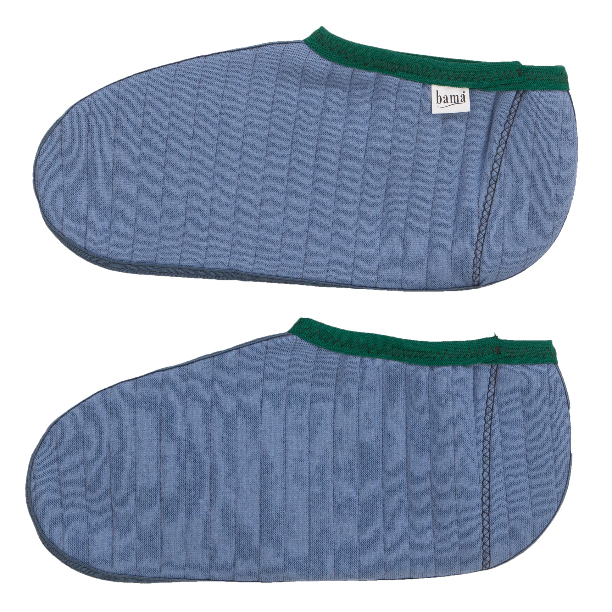 Bama Rubber Boot Socks, Men's, Medium, Blue, Cotton/Fleece