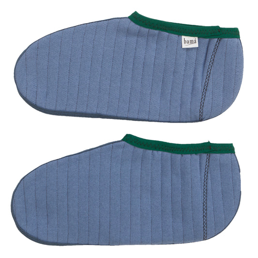 Bama Rubber Boot Socks, Men's, Medium, Blue, Cotton/Fleece