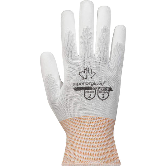 Superior Glove Works Ltd. Superior Touch® Coated Gloves, 9/Large, Polyurethane Coating, 13 Gauge, Polyester Shell