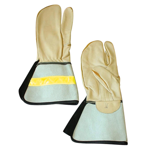 Gants Laurentide 1 Finger Lineman's Glove, X-Large, Grain Cowhide Palm