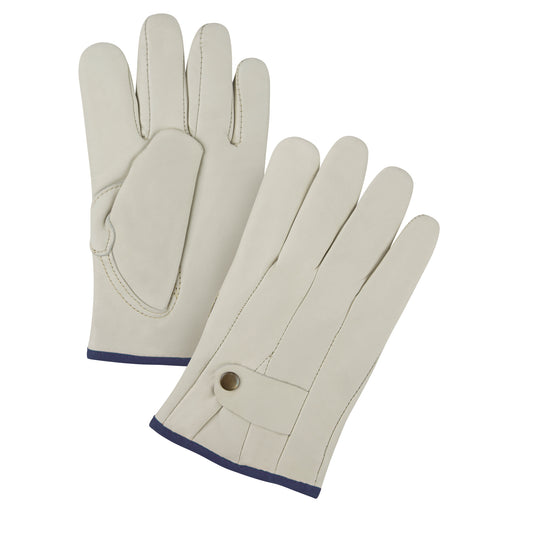 Zenith Safety Products Premiun Winter-Lined Ropers Gloves, X-Large, Grain Cowhide Palm, Fleece Inner Lining
