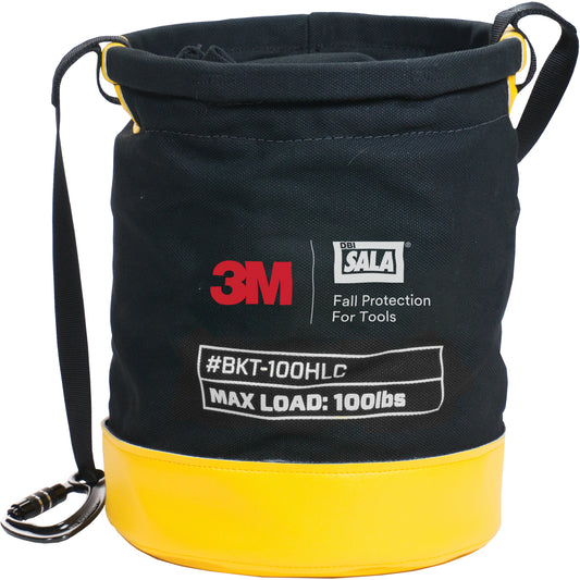 3M DBI Sala Fall Protection Tool Lifting Safe Bucket, Canvas, 12.5" Dia. x 15" H, 100 lbs. Load Rating