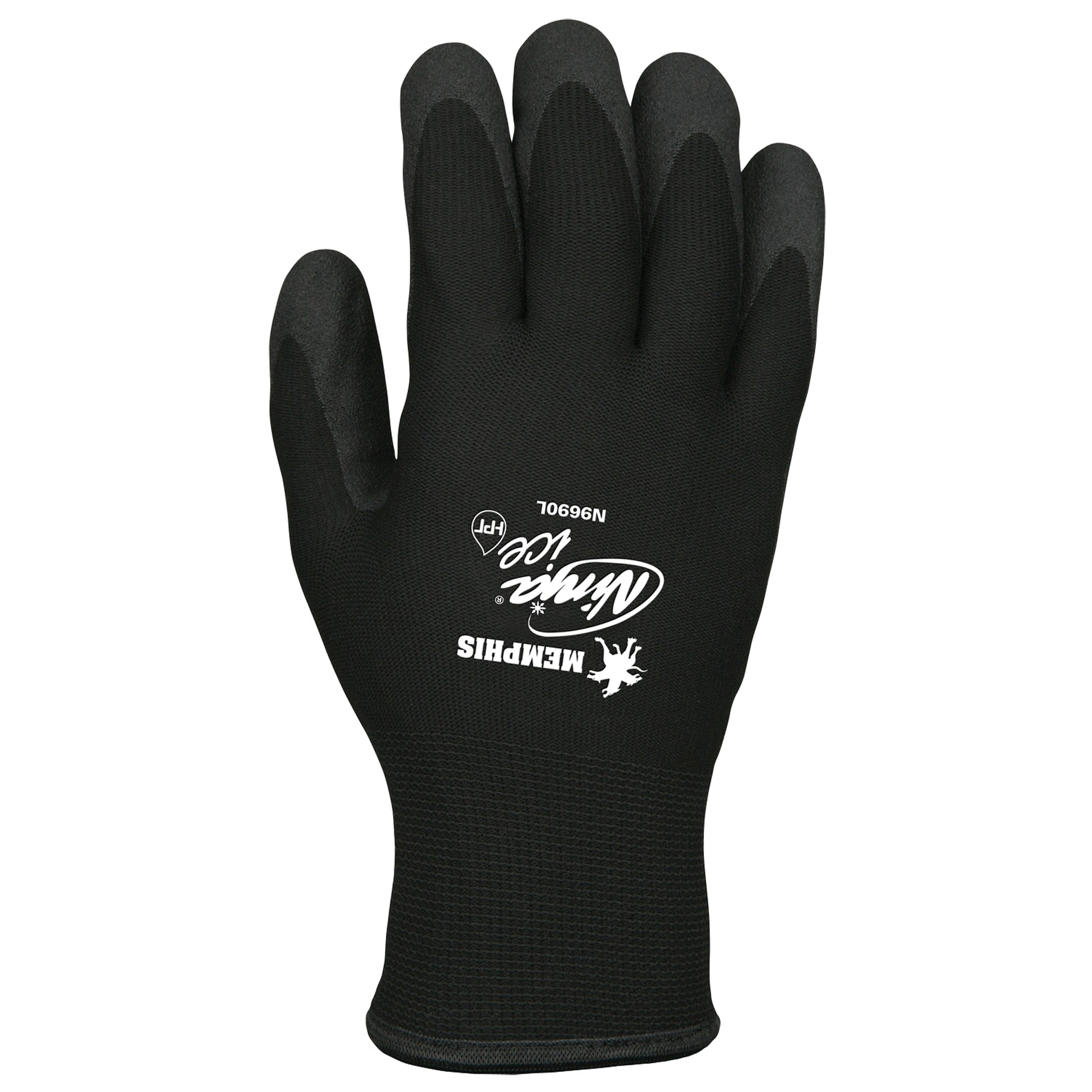 Mcr Safety N9690 Ninja® Ice Gloves, 9/Large, PVC Coating, 15 Gauge, Acrylic/Terry Shell