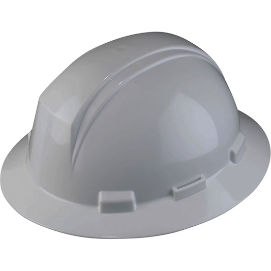 Protective Industrial Products Dynamic™ Kilimanjaro™ Full Brim Hardhat, Ratchet Suspension, Grey