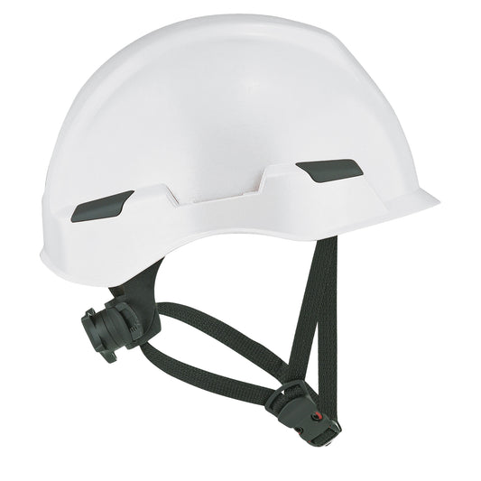 Protective Industrial Products Dynamic™ Rocky™ Industrial Climbing Helmet, Non-Vented, Ratchet, White