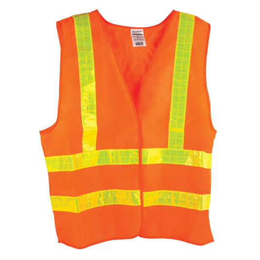 Protective Industrial Products Dynamic™ Traffic Vest, High Visibility Orange, 2X-Large/3X-Large, Polyester