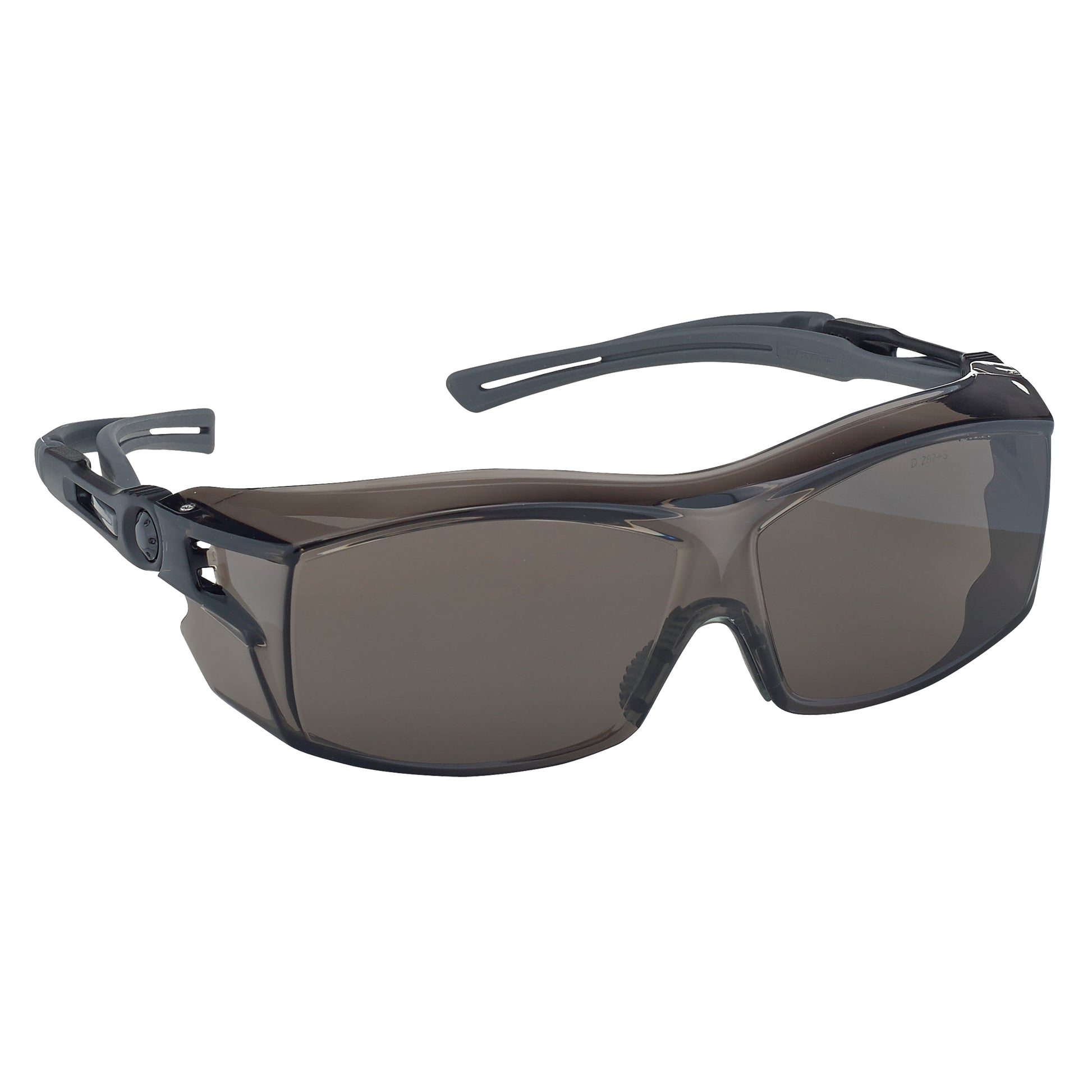 Protective Industrial Products Dynamic™ OTG Extra Series Safety Glasses, Smoke Lens, Anti-Fog/Anti-Scratch, ANSI Z87+/Meets/Exceeds CSA Z94.3