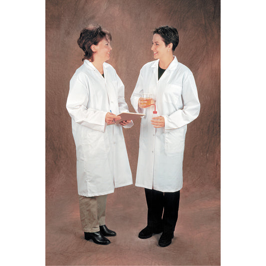  Lab Coats, Poly-Cotton, Medium, White