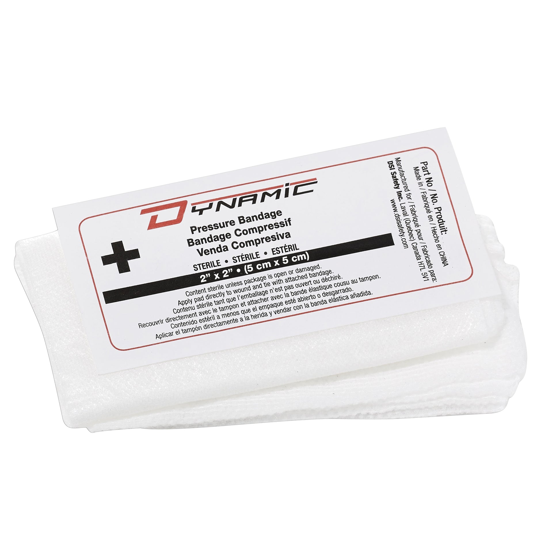 Protective Industrial Products Dynamic™ Compress Bandages, 2" L x 2" W