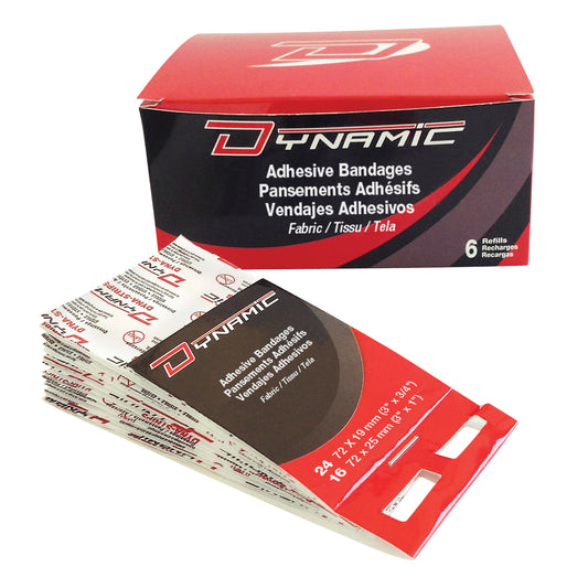Protective Industrial Products Dynamic™ Adhesive Bandage Dispenser Refill, Knuckle, 3", Fabric, Non-Sterile