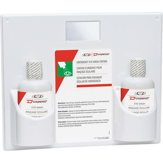 Protective Industrial Products Dynamic™ Eyewash Station with Isotonic Solution, Double