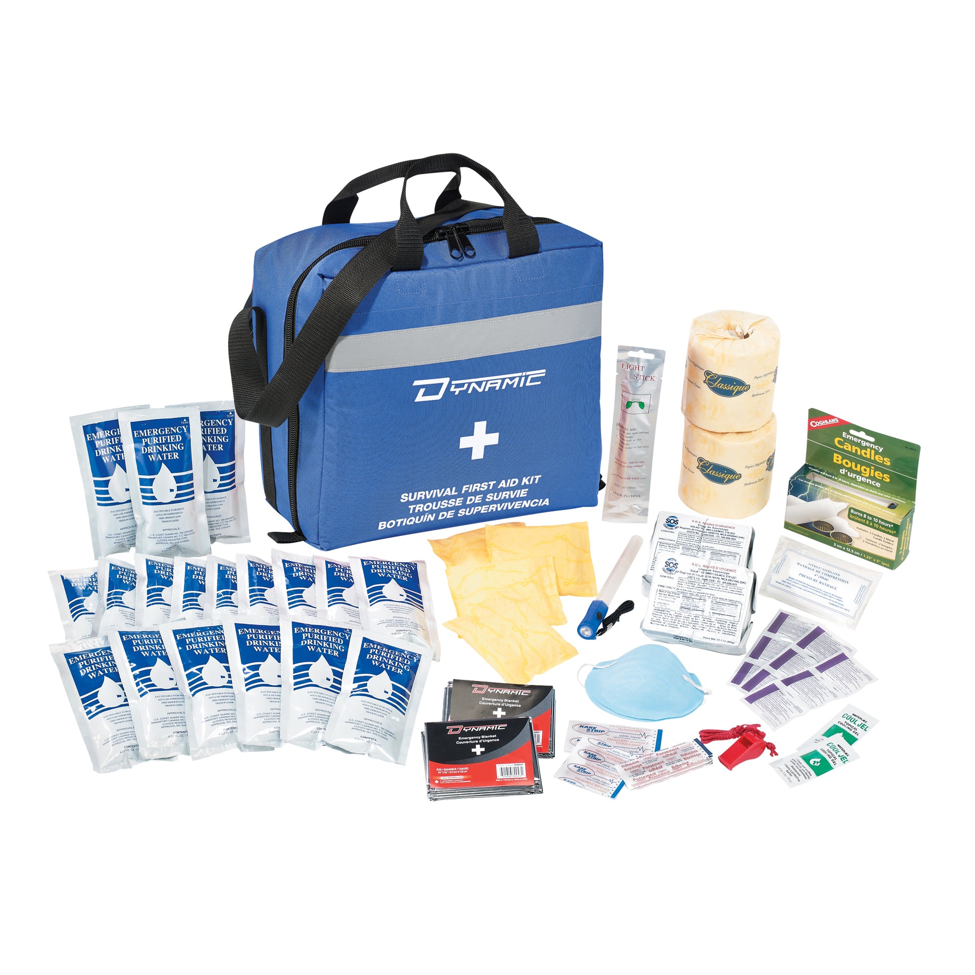 Protective Industrial Products Dynamic™ Emergency Preparedness First Aid Kit, Class 1 Medical Device, Nylon Bag