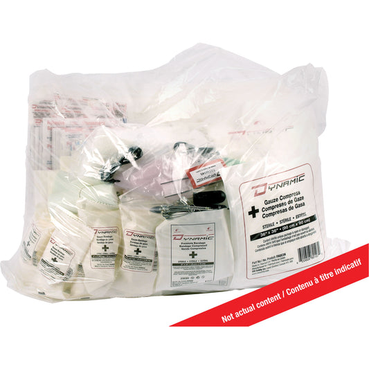 Protective Industrial Products Dynamic™ First Aid Kit Refill, Meets CSA Z1220-17 Type 3 High-Risk Environment, Small (2-25 Workers), Class 1