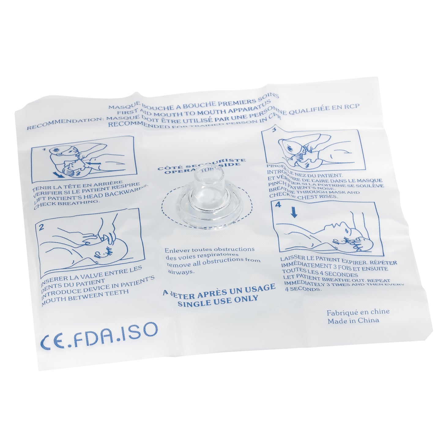Protective Industrial Products Dynamic™ Disposable Rescue Breather, Single Use Faceshield, Class 2