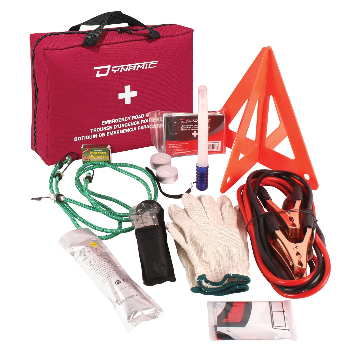 Protective Industrial Products Dynamic™ S.O.S. Emergency Road Side Kit, Class 1 Medical Device, Nylon Bag
