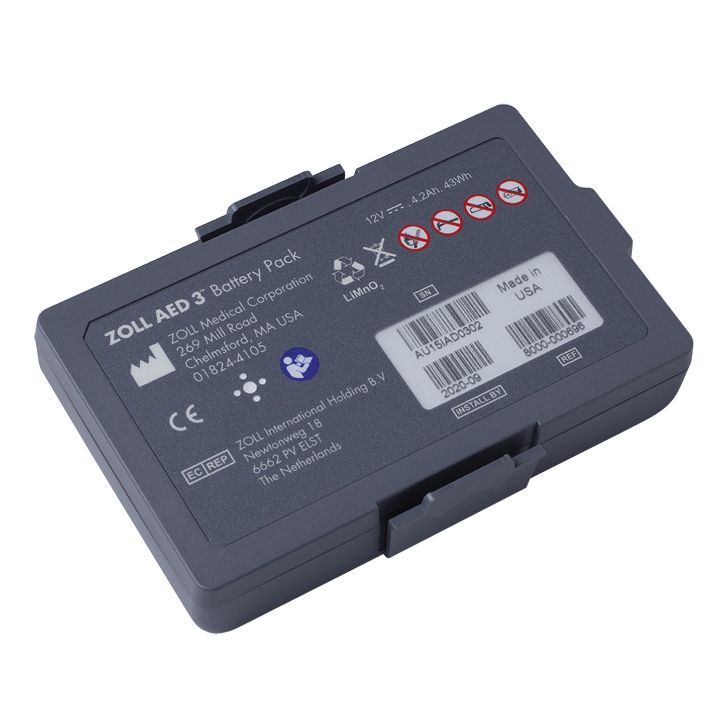 Zoll AED Replacement Battery Pack, Zoll AED 3™ For, Class 4