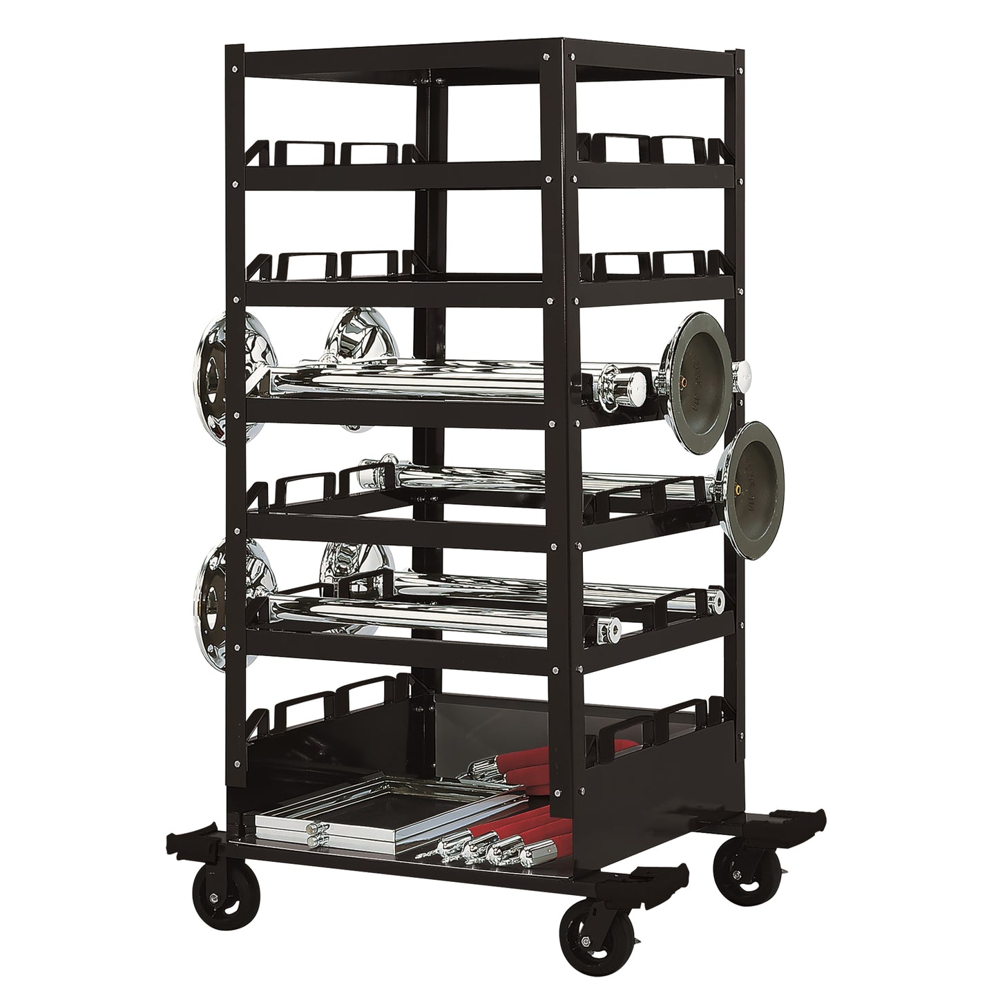 Tensator Six Tier Storage Cart, Steel
