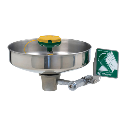 Haws Eye/Face Wash Station, Stainless Steel Bowl