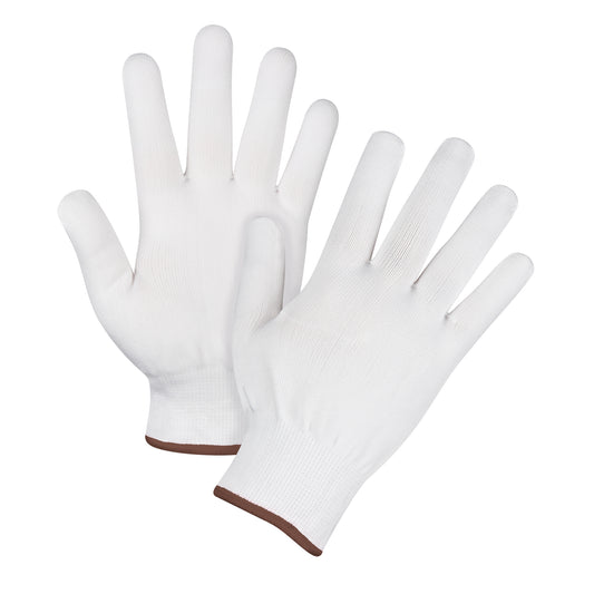 Zenith Safety Products Seamless String Knit Gloves, Polyester, 15 Gauge, Men's