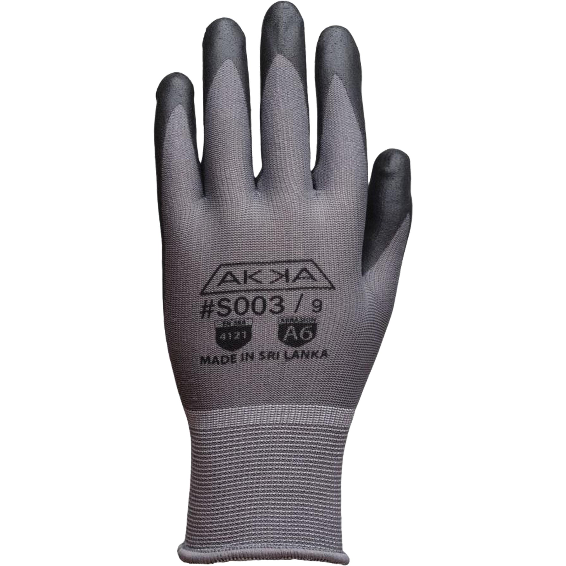 BCL Glove Ltd Akka® Precision Gloves, 11/2X-Large, Foam Nitrile Coating, 13 Gauge, Nylon Shell