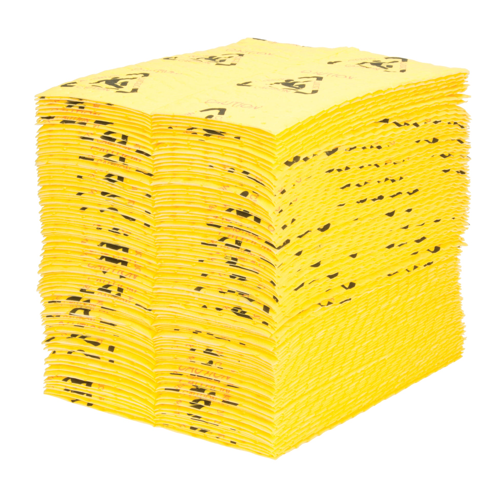 Zenith Safety Products Caution Pads - High Visibility Absorbents, Universal, 15" x 18", 24.4 gal. Absorbancy