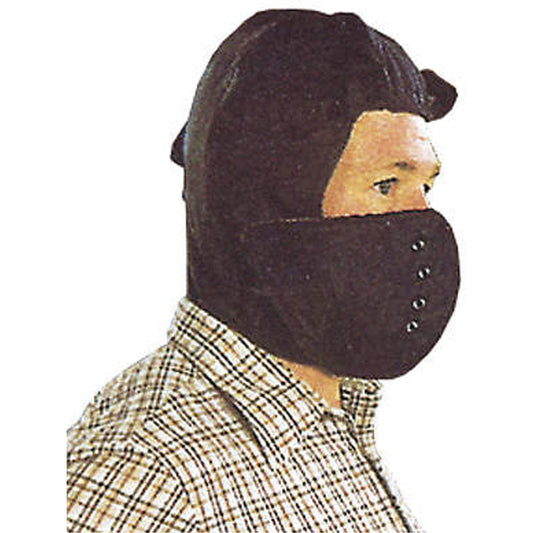 Gants Laurentide Hard Hat Winter Liner with Removable Face , Cotton/Kasha Lining, One Size, Black
