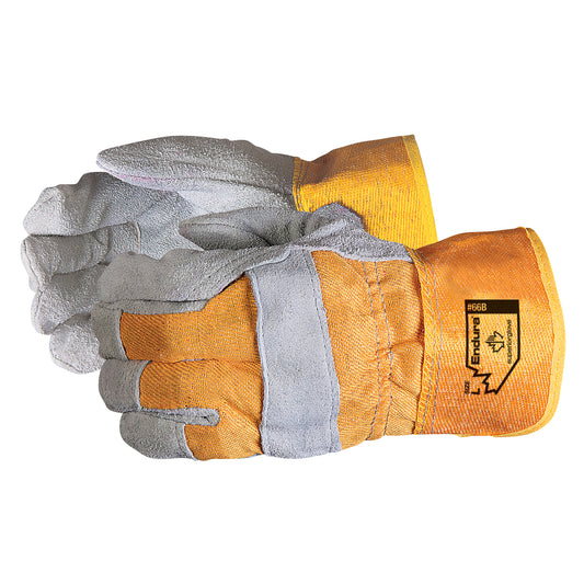 Superior Glove Works Ltd. Endura® Fitters Gloves, 2X-Large, Split Leather Palm, Cotton Inner Lining