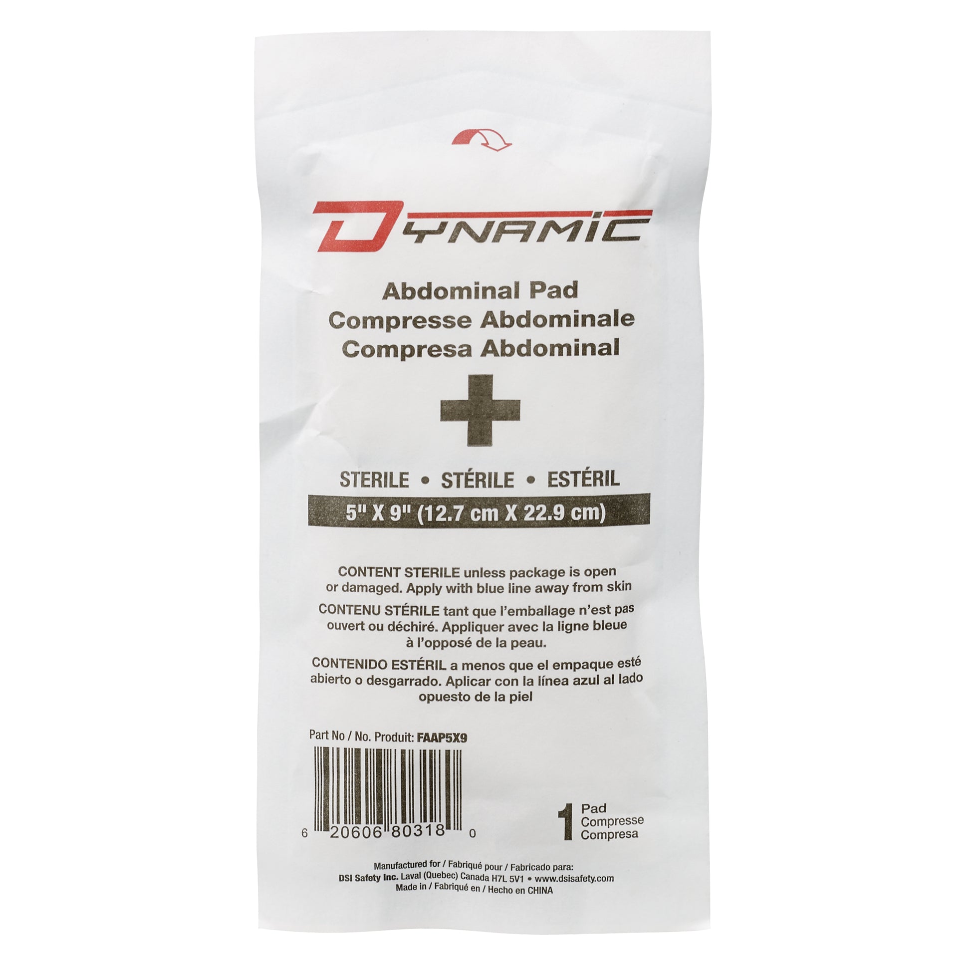 Protective Industrial Products Dynamic™ Abdominal Pad