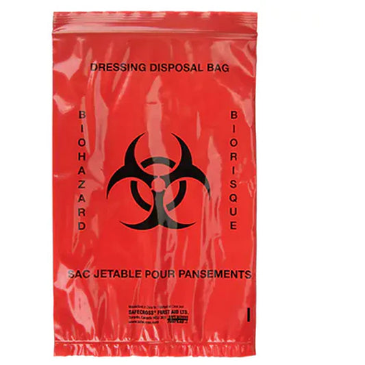 Dynamic™ Hazardous Waste Bags, Bio-Hazard, 9" L x 6" W, 2.0 mils