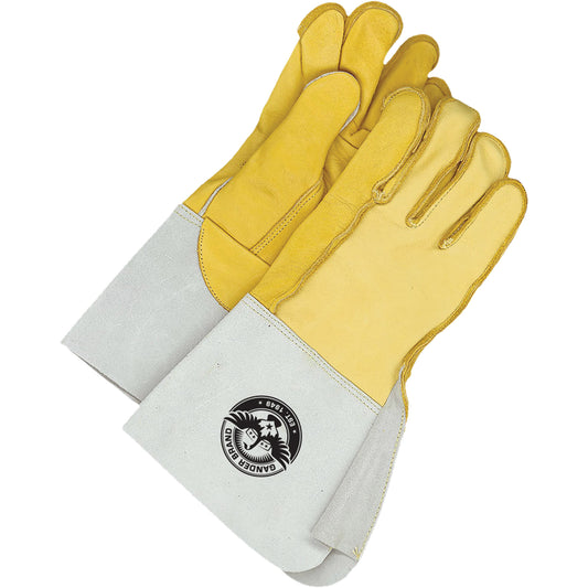 Bob Dale Gloves Welding Gloves, Grain Cowhide/Grain Deerskin, Size Large/10