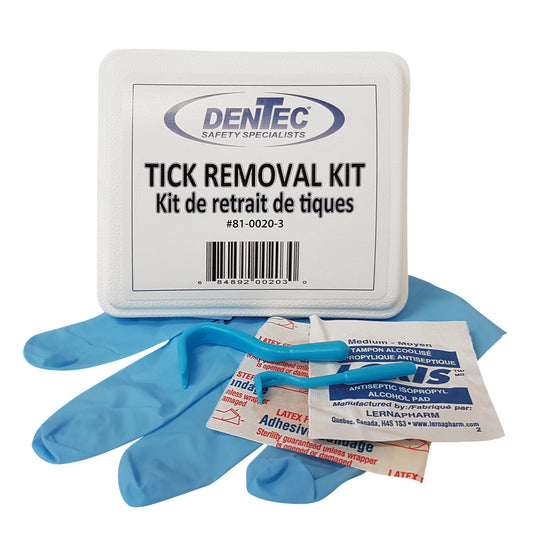 Dentec Tick Safety Kit, Class 1 Medical Device, Plastic Box