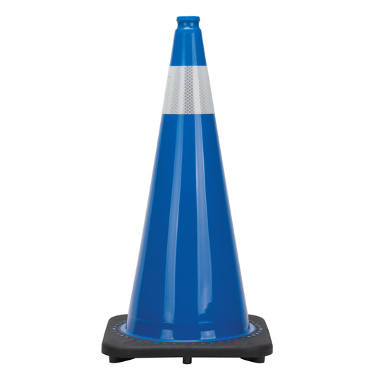 Zenith Safety Products Premium Traffic Cone, 28", Blue, 4" Reflective Collar(s)