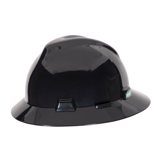 MSA Fas-Trac® III Hardhat, Ratchet Suspension, Black