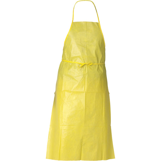 Ansell KleenGuard™ A70 Chemical Spray Protection Apron, Polyethylene, 44" L x 29" W, Yellow
