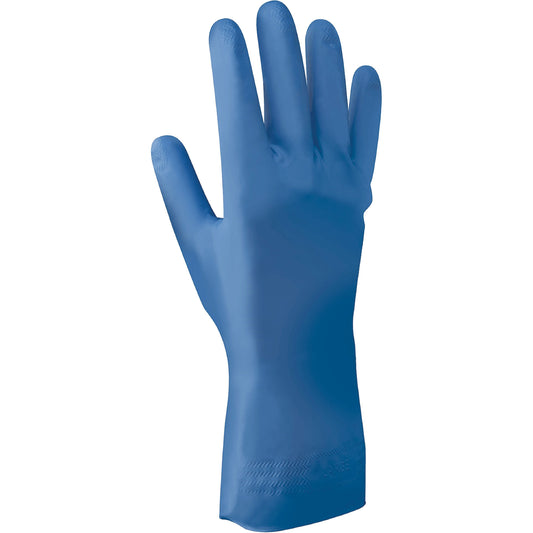Showa Disposable Chemical-Resistant Gloves, Size 2X-Large/11, 12" L, Nitrile, 9-mil